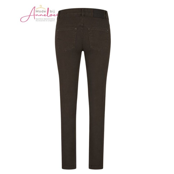 Anna Montana broek Angelika slim fit 1975 Magic stretch - Chestnut
